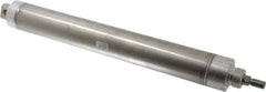 Parker - 12" Stroke x 2" Bore Double Acting Air Cylinder - 1/4 Port, 1/2-20 Rod Thread, 250 Max psi, 14 to 140°F - Exact Industrial Supply