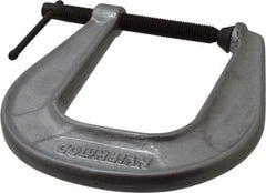 Wilton - Light-Duty 2-1/2" Max Opening, 4-3/4" Throat Depth, Ductile Iron Standard C-Clamp - 1,600 Lb Capacity, 0" Min Opening, Extra Deep Throat - Exact Industrial Supply