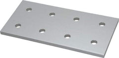 80/20 Inc. - 3" Wide, 6" High, Open Shelving 8 Hole Joining Strip - Aluminum, Use with Series 15 & Bolt Kit 3320 or 3325 - Exact Industrial Supply