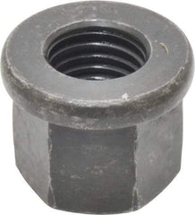 Gibraltar - M16, 31mm Flange Diam, 24mm High, 24mm Across Flats, Flange Nut - Grade 10 Steel, Black Phosphate Finish, 5" Flange Height, DIN 6331 - Exact Industrial Supply