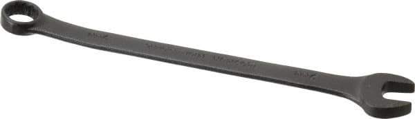 Proto - 9mm 12 Point Offset Combination Wrench - 15° Offset Angle, 5-21/32" OAL, Steel, Black Finish - Exact Industrial Supply