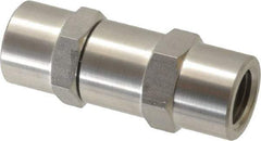Ham-Let - 1/4" Stainless Steel Check Valve - Inline, FNPT x FNPT, 3,000 WOG - Exact Industrial Supply