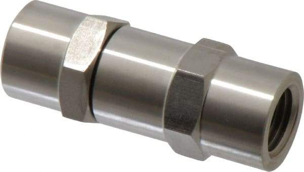 Ham-Let - 1/4" Stainless Steel Check Valve - Inline, FNPT x FNPT, 3,000 WOG - Exact Industrial Supply
