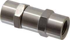 Ham-Let - 1/4" Stainless Steel Check Valve - Inline, FNPT x FNPT, 3,000 WOG - Exact Industrial Supply