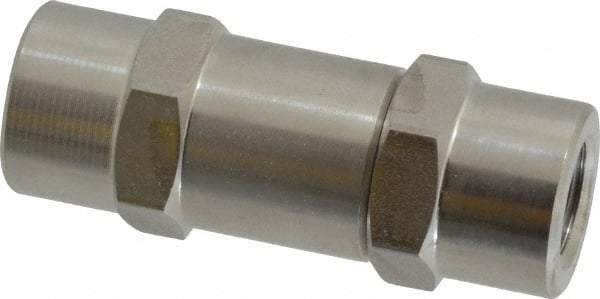 Ham-Let - 1/8" Stainless Steel Check Valve - Inline, FNPT x FNPT, 3,000 WOG - Exact Industrial Supply