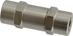 Ham-Let - 1/8" Stainless Steel Check Valve - Inline, FNPT x FNPT, 3,000 WOG - Exact Industrial Supply
