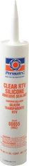 Permatex - 11 oz Cartridge Clear RTV Silicone Joint Sealant - -75 to 400°F Operating Temp, 24 hr Full Cure Time - Exact Industrial Supply