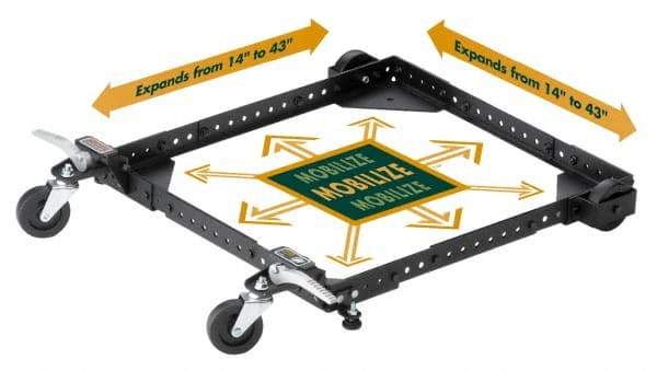 HTC - Universal Machine Bases & Accessories Product Type: Mobile Machine Base Maximum Length (Inch): 43 - Exact Industrial Supply