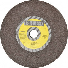 Tru-Maxx - 46 Grit Aluminum Oxide Bench & Pedestal Grinding Wheel - 10" Diam x 1-1/4" Hole x 1" Thick, 3250 Max RPM, P Hardness, Coarse Grade , Vitrified Bond - Exact Industrial Supply