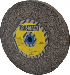 Tru-Maxx - 36 Grit Aluminum Oxide Bench & Pedestal Grinding Wheel - 10" Diam x 1-1/4" Hole x 1-1/4" Thick, 3250 Max RPM, O Hardness, Very Coarse Grade , Vitrified Bond - Exact Industrial Supply