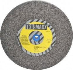 Tru-Maxx - 36 Grit Aluminum Oxide Bench & Pedestal Grinding Wheel - 10" Diam x 1" Hole x 1-1/2" Thick, 3250 Max RPM, P Hardness, Very Coarse Grade , Vitrified Bond - Exact Industrial Supply