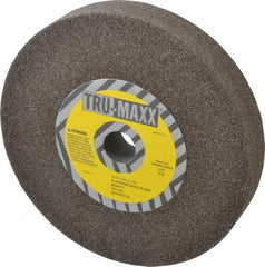 Tru-Maxx - 46 Grit Aluminum Oxide Bench & Pedestal Grinding Wheel - 10" Diam x 1-1/4" Hole x 1-1/2" Thick, 3250 Max RPM, P Hardness, Coarse Grade , Vitrified Bond - Exact Industrial Supply