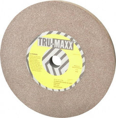 Tru-Maxx - 60 Grit Aluminum Oxide Bench & Pedestal Grinding Wheel - 12" Diam x 1-1/4" Hole x 1" Thick, 2705 Max RPM, P Hardness, Medium Grade , Vitrified Bond - Exact Industrial Supply