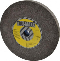 Tru-Maxx - 46 Grit Aluminum Oxide Bench & Pedestal Grinding Wheel - 12" Diam x 1-1/4" Hole x 1-1/2" Thick, 2705 Max RPM, P Hardness, Coarse Grade , Vitrified Bond - Exact Industrial Supply