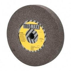 Tru-Maxx - 46 Grit Aluminum Oxide Bench & Pedestal Grinding Wheel - 12" Diam x 1-1/4" Hole x 2" Thick, 2705 Max RPM, P Hardness, Coarse Grade , Vitrified Bond - Exact Industrial Supply