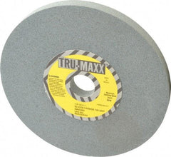 Tru-Maxx - 120 Grit Silicon Carbide Bench & Pedestal Grinding Wheel - 7" Diam x 1" Hole x 1/2" Thick, 3600 Max RPM, K Hardness, Fine Grade , Vitrified Bond - Exact Industrial Supply