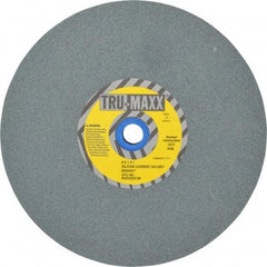 Tru-Maxx - 120 Grit Silicon Carbide Bench & Pedestal Grinding Wheel - 8" Diam x 1" Hole x 1" Thick, 3600 Max RPM, K Hardness, Fine Grade , Vitrified Bond - Exact Industrial Supply