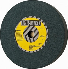 Tru-Maxx - 80 Grit Silicon Carbide Bench & Pedestal Grinding Wheel - 12" Diam x 1-1/4" Hole x 2" Thick, 2705 Max RPM, M Hardness, Medium Grade , Vitrified Bond - Exact Industrial Supply