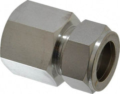Ham-Let - 1" OD, Grade 316Stainless Steel Female Connector - Comp x FNPT Ends - Exact Industrial Supply