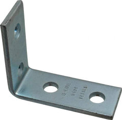 Cooper B-Line - Zinc Plated Carbon Steel 90° Strut Fitting - 1/2" Bolt, 4 Holes, Used with Cooper B Line Channel & Strut (All Sizes Except B62 & B72) - Exact Industrial Supply