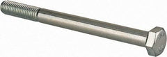 Value Collection - M12x1.75mm Metric Coarse, 140mm Length Under Head Hex Head Cap Screw - Partially Threaded, Grade 8.8 Steel, Zinc-Plated Finish, 19mm Hex - Exact Industrial Supply