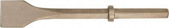 Ampco - 3" Head Width, 18" OAL, 1-1/8" Shank Diam, Chisel - Hex Drive, Hex Shank - Exact Industrial Supply