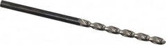 Jobber Length Drill Bit: 0.098″ Dia, 130 °, Cobalt Bright/Uncoated, Right Hand Cut, Parabolic Flute, Straight-Cylindrical Shank, Series 622