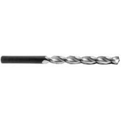Taper Length Drill Bit: 0.5000″ Dia, 130 ° TiN Finish, RH Cut, Parabolic Flute, Straight Shank, Series 668