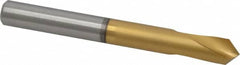 Guhring - 3/8" Body Diam, 90°, 89mm OAL, High Speed Steel Spotting Drill - Exact Industrial Supply