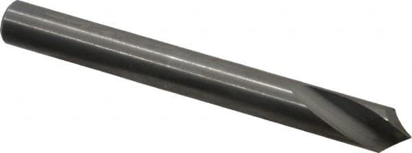 Guhring - 3/8" Body Diam, 90°, 89mm OAL, Solid Carbide Spotting Drill - Exact Industrial Supply