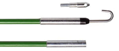 Greenlee - 144" Long Retrieving Tool - 200 Lb Max Pull, 72" Collapsed Length, Fiberglass - Exact Industrial Supply