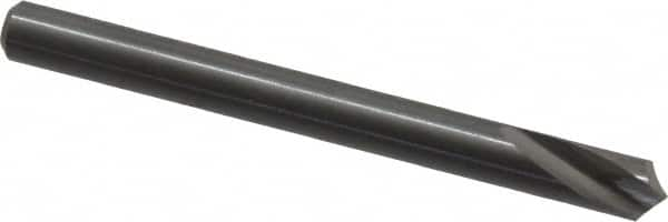 Guhring - 1/4" Body Diam, 120°, 70mm OAL, Solid Carbide Spotting Drill - Exact Industrial Supply