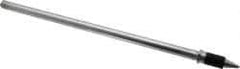 Coilhose Pneumatics - Blow Gun Extension Tube with High Flow Tip - 1/2-27 UNS, 12" Long, Aluminum - Exact Industrial Supply