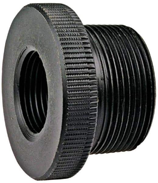 NIBCO - 4 x 3" Polypropylene Plastic Pipe Flush Reducer Bushing - Schedule 80, MPT x FPT End Connections - Exact Industrial Supply
