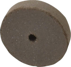 Cratex - 5/8" Diam x 1/16" Hole x 1/8" Thick, Surface Grinding Wheel - Silicon Carbide, Medium Grade, 25,000 Max RPM, Rubber Bond, No Recess - Exact Industrial Supply