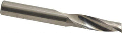 Onsrud - 3/8" Cutting Diam x 1-1/8" Length of Cut, 1 Flute, Upcut Spiral Router Bit - Uncoated, Right Hand Cut, Solid Carbide, 3" OAL x 3/8" Shank Diam, Single Edge, 21° Helix Angle - Exact Industrial Supply