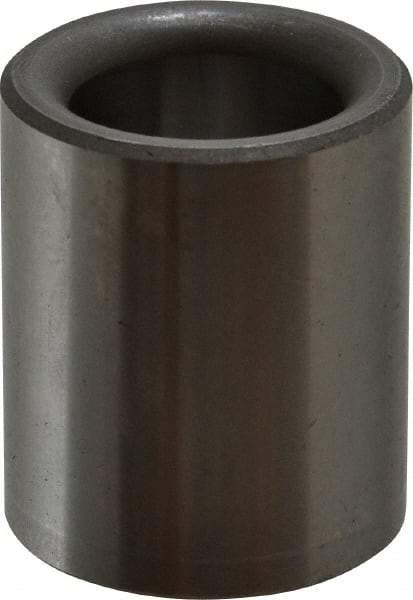 Made in USA - 1-3/8" OAL, 3/4" ID, 1-1/8" Body Diam, Heat Treated Steel, Die & Mold Straight Bushing - Self Lubricating - Exact Industrial Supply