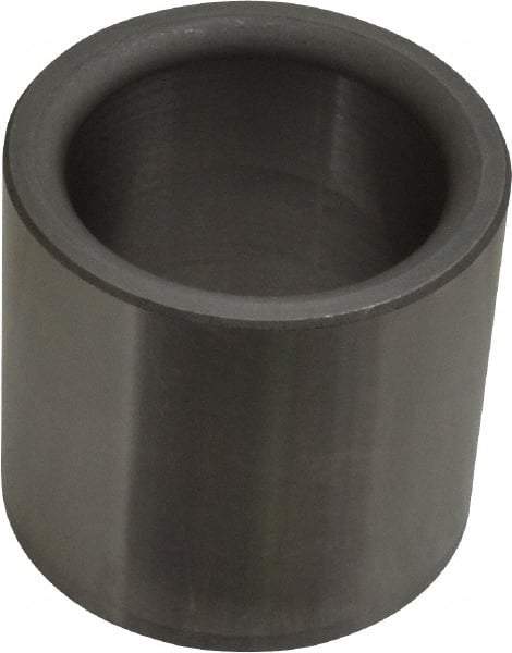 Made in USA - 1-7/8" OAL, 1-1/2" ID, 2.005" Body Diam, Heat Treated Steel, Die & Mold Straight Bushing - Self Lubricating - Exact Industrial Supply