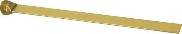 Made in USA - 3/4" NPT Thread, Straight, Die & Mold Cooling Baffle - 12" OAL, Brass - Exact Industrial Supply