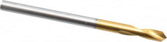 Guhring - 3mm Body Diam, 90°, 46mm OAL, High Speed Steel Spotting Drill - Exact Industrial Supply