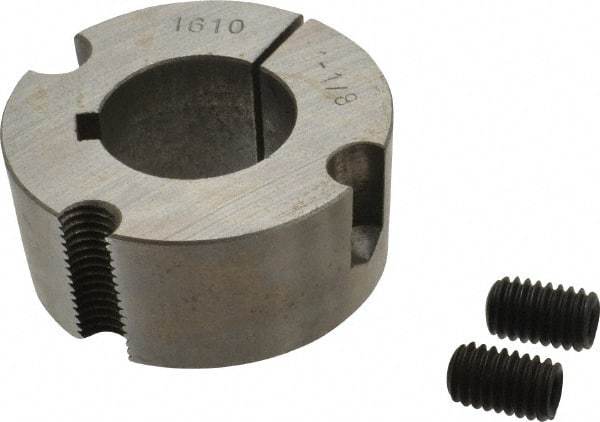 Browning - 1-1/8" Bore, 3/8 x 5/8 Thread, Tapered Lock Sprocket Bushing - Exact Industrial Supply