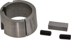 Browning - 2-7/16" Bore, 1/2 x 1 Thread, Tapered Lock Sprocket Bushing - Exact Industrial Supply
