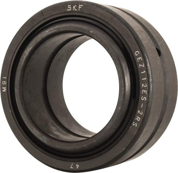 SKF - 1-3/4" Bore Diam, 38,250 Lb Dynamic Capacity, Spherical Plain Bearing - 2-13/16" OD, 1-17/32" Thick, 114,750 Lb Static Load Capacity - Exact Industrial Supply