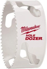 Milwaukee Tool - 3-1/4" Diam, 1-1/2" Cutting Depth, Hole Saw - Bi-Metal Saw, Toothed Edge - Exact Industrial Supply