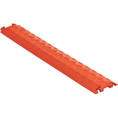 Checkers - On Floor Cable Covers Cover Material: Polyurethane Number of Channels: 1-1/2 - Exact Industrial Supply