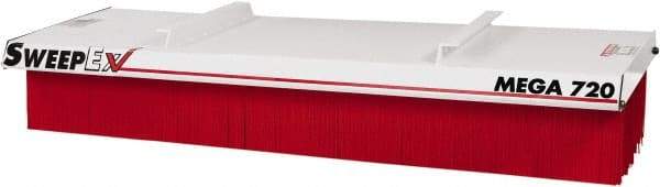 Sweepex - 12" Long x 72" Wide Sweeper Accessory - Stiff Polypropylene Bristles - Exact Industrial Supply