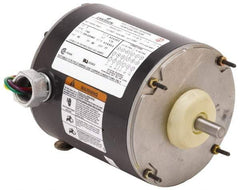 US Motors - 1/2 hp, TEAO Enclosure, Manual Thermal Protection, 1,725 RPM, 115/230 Volt, 60 Hz, Industrial Electric AC/DC Motor - Size 48 Frame, Band Mount, 1 Speed, Ball Bearings, 5.0/2.5 Full Load Amps, B Class Insulation, CW Drive End Rev - Exact Industrial Supply