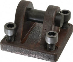 Schrader Bellows - Hydraulic Cylinder Cap Clevis Mounting Kit - 3-1/4" Bore - Exact Industrial Supply