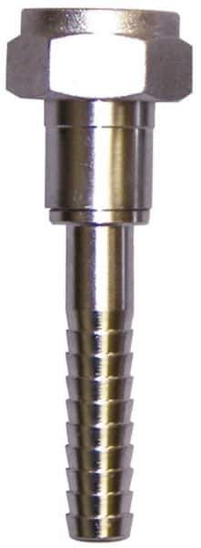 SuperKlean - FGHT x 1/2" Hose Barb, FGHT x Hose Barb Swivel - Stainless Steel - Exact Industrial Supply