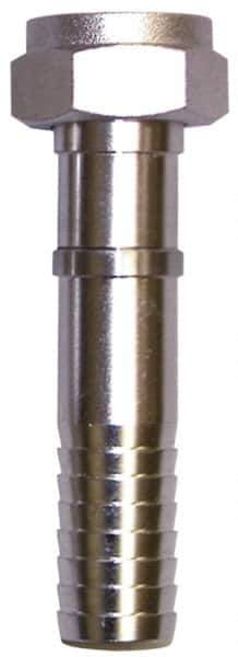 SuperKlean - FGHT x 3/4" Hose Barb, FGHT x Hose Barb Swivel - Stainless Steel - Exact Industrial Supply